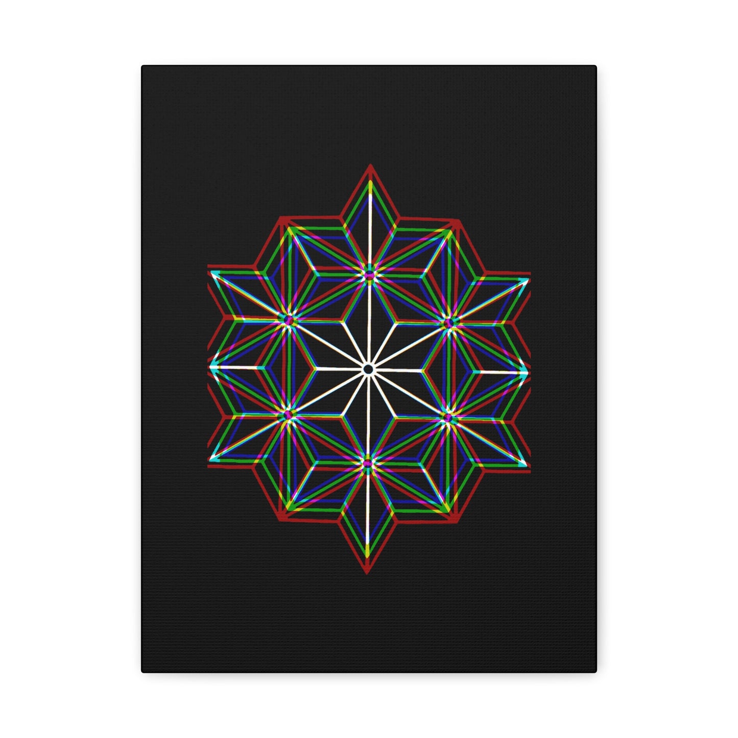 "Asanoha" Canvas Print