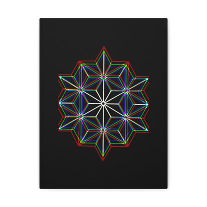 "Asanoha" Canvas Print