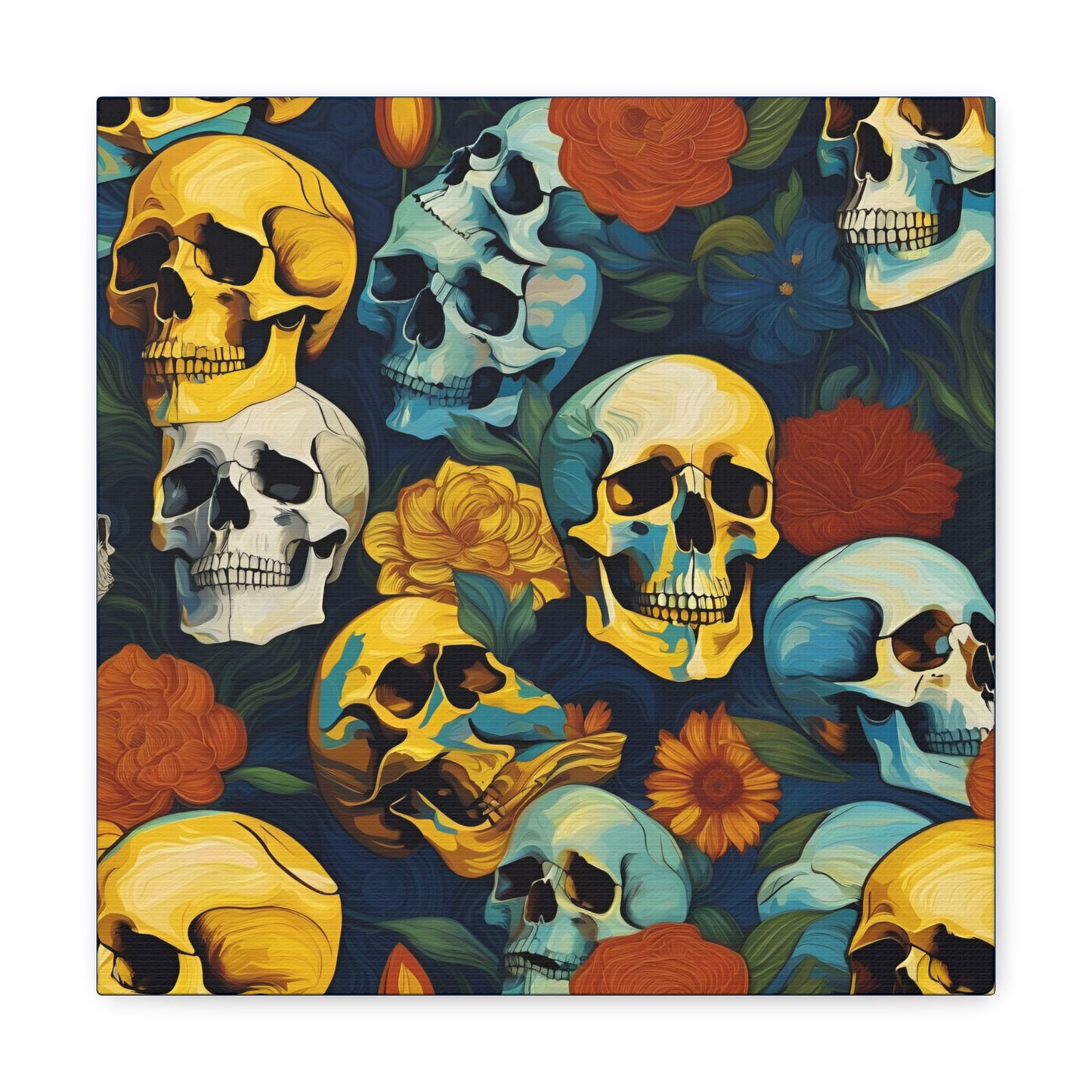 "Skull Garden" Canvas Print