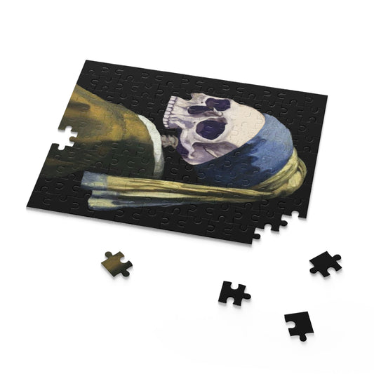 "Girl With A Pearl Skull" Puzzle