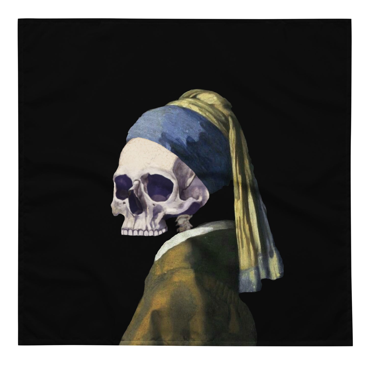 "Girl With A Pearl Skull" Bandana