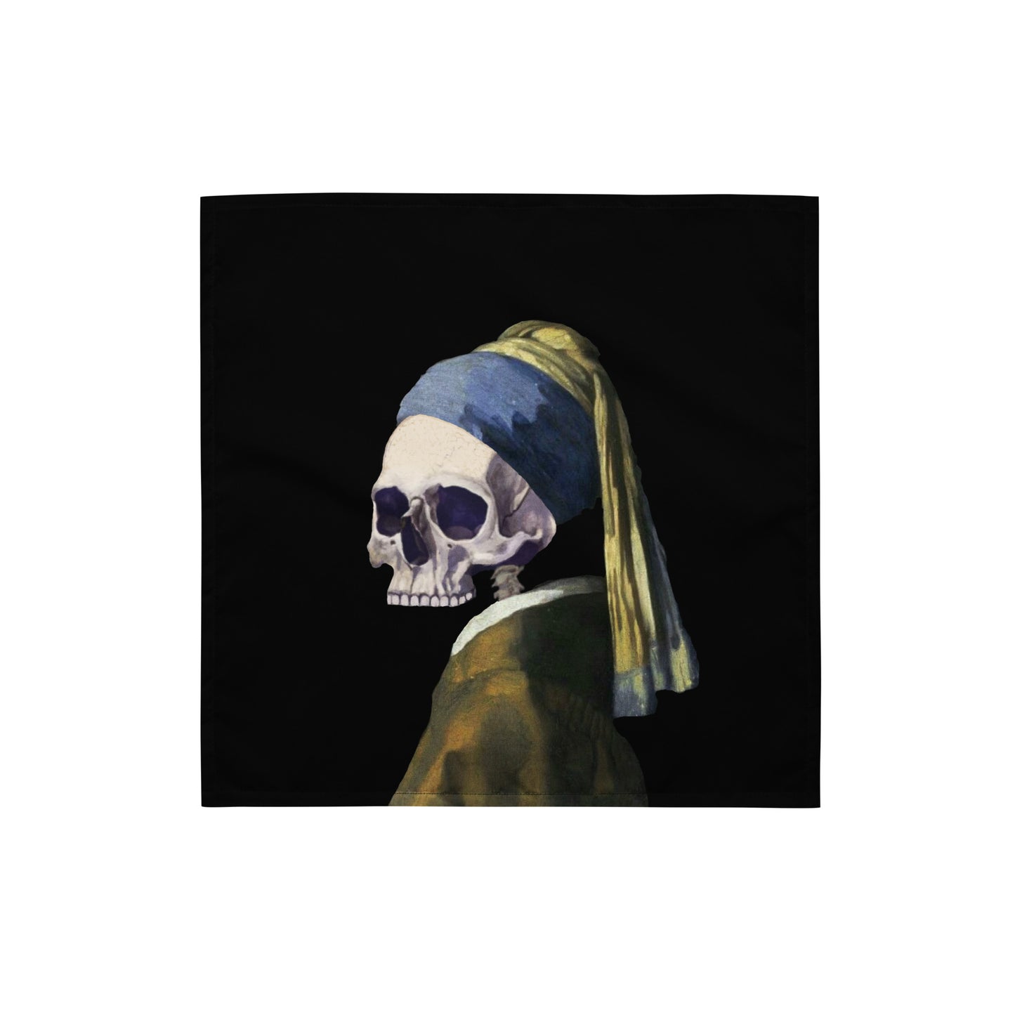 "Girl With A Pearl Skull" Bandana