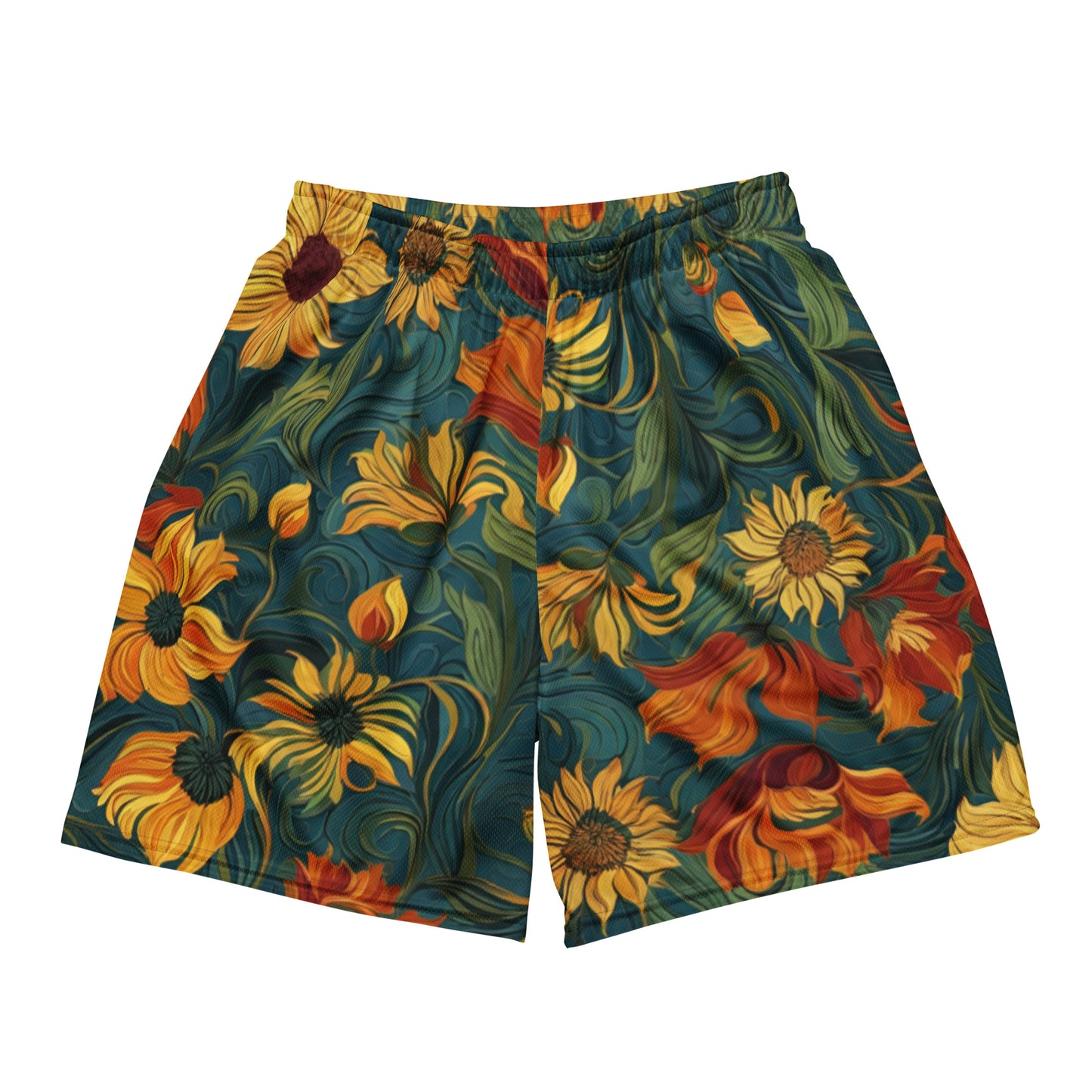 "Sunflower" Athletic Shorts