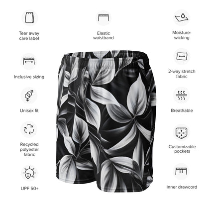 "B&W" Athletic Shorts