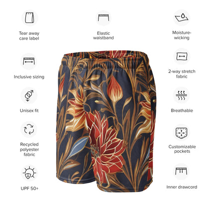 "Flora" Athletic Shorts