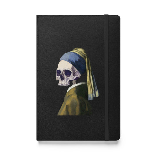 "Girl With A Pearl Skull" Hardcover Journal