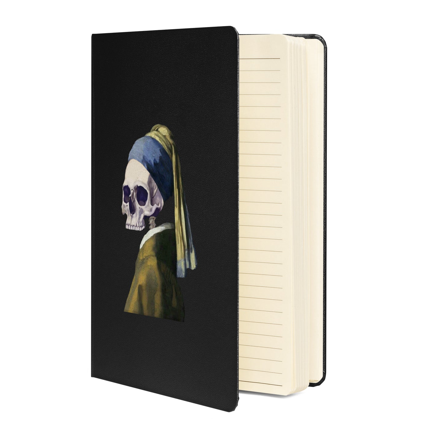 "Girl With A Pearl Skull" Hardcover Journal