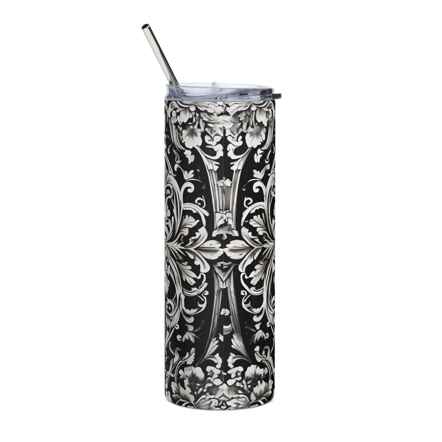 "Acanthus" Stainless Steel Tumbler