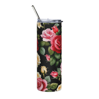 "Rose Garden" Stainless Steel Tumbler