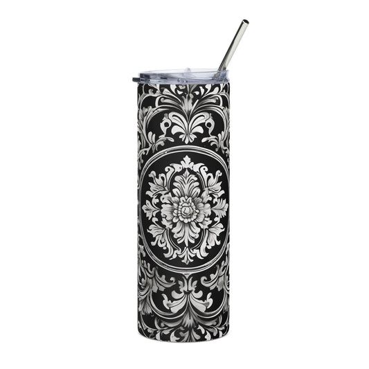 "Acanthus" Stainless Steel Tumbler